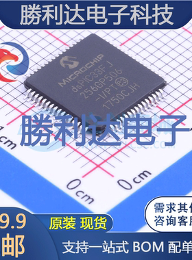 DSPIC33FJ256GP506-I/PT封装TQFP-64_10x10x05P处理器 全新现货