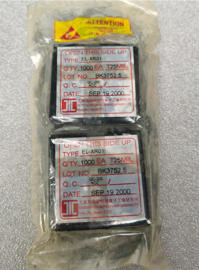 OPEN THIS SIDE UP TYPE EL-XR01H T25MIL BK3752.5 现货