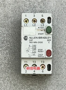 美国AB CAT 140-MN-0100 三相马达电机保护开关断路器0.63-1.0A