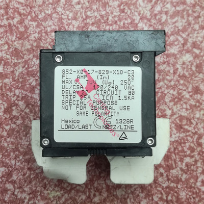 Carling 852-X0-17-829-X1D-C3 250V 20A油阻尼设备用液磁断路器