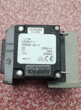 AIRPAX埃伯斯LEGBX11-35808-20-V 250VAC20A油阻尼设备液磁断路器