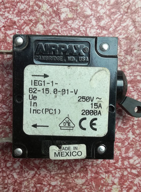 艾伯斯LEG1-1-62-15.0/40.0-01-V 15A/40A油阻尼设备液磁断路器