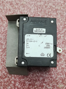 AIRPAX埃伯斯LEL11-31164-2-V 250VAC 20A油阻尼设备液磁断路器