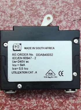CBI D-DA4CA1-TAB0XBK-AS1500X120/240V15A油阻尼设备液磁断路器
