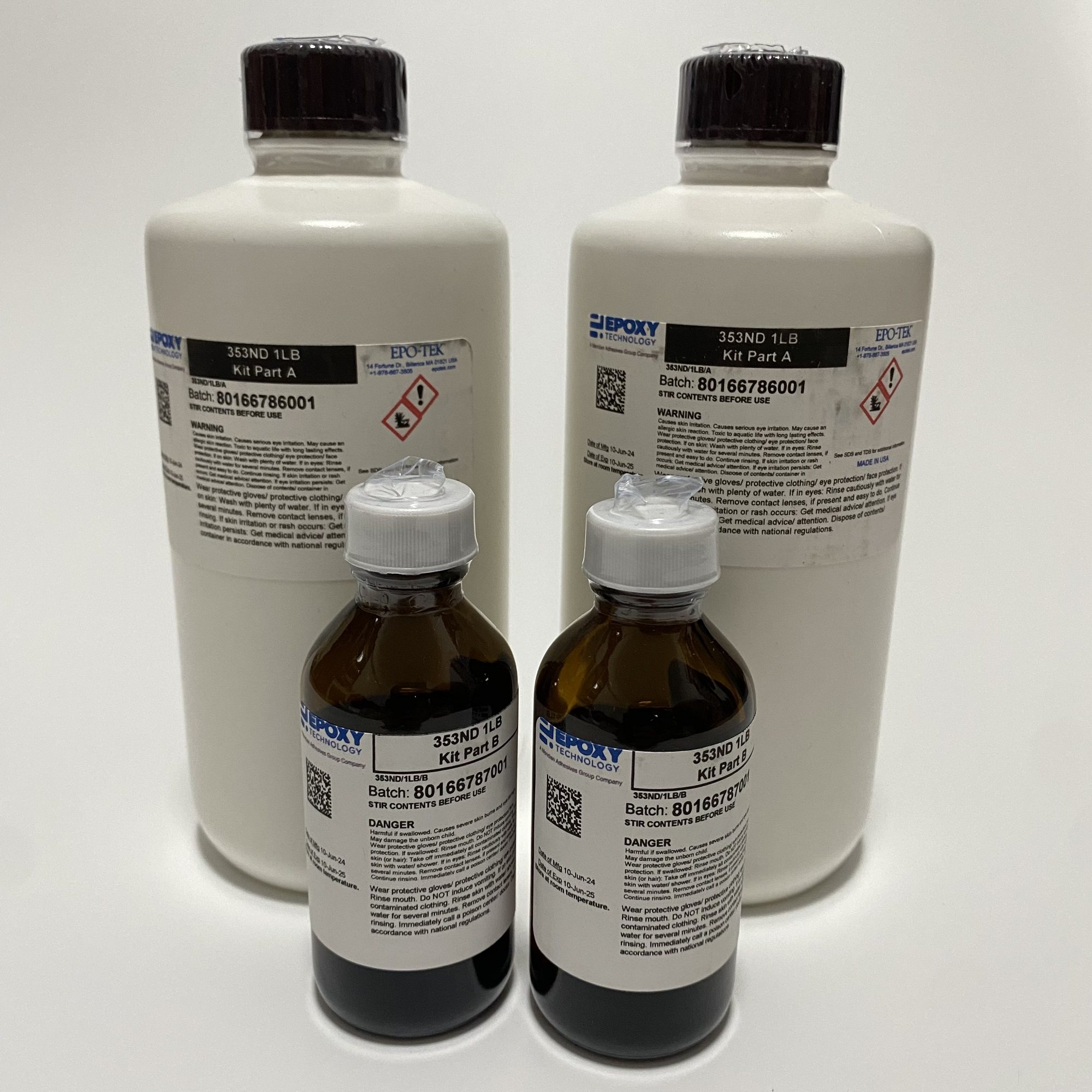 Epoxy原装美国进口EPO-TEK 353ND胶水环氧树脂AB胶金属玻璃粘合剂