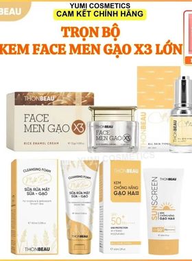 Combo 5 sp Kem gao cham socda duongtrang mothamnam deumau da