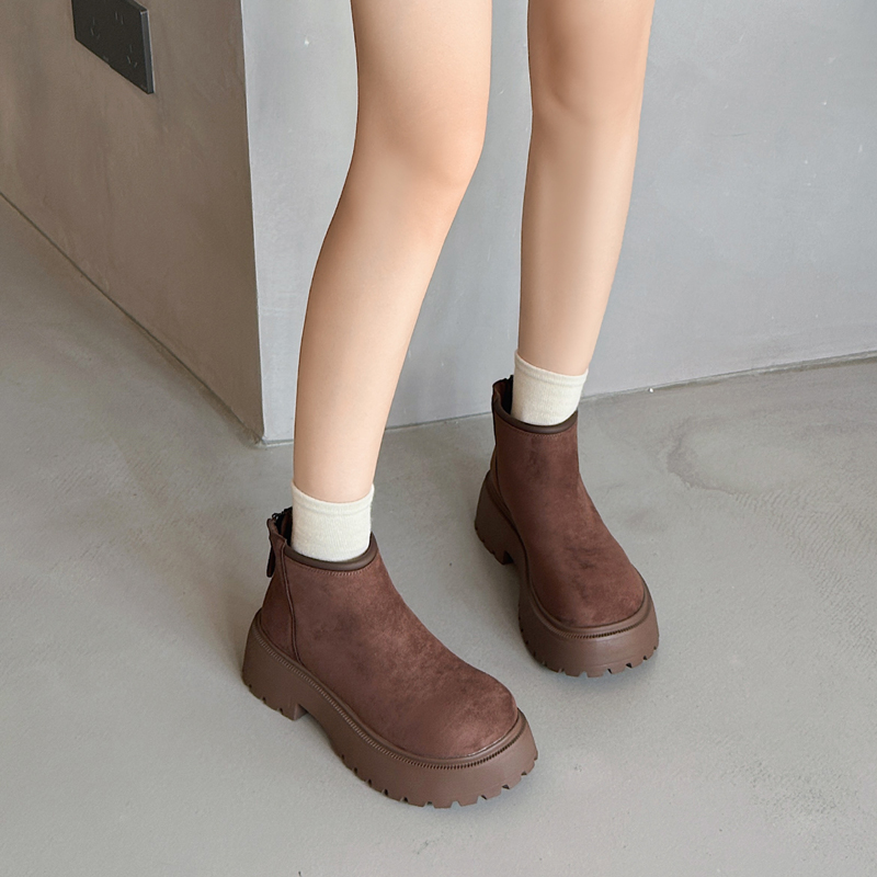 富丽马丁靴女厚底休闲女短靴