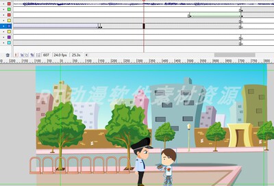 公益动画013拾金不昧的小朋友源文件AN及flash可用