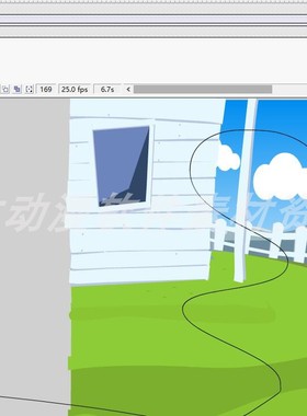 单步动画019紫色蝴蝶飞舞效果AN及flash可用