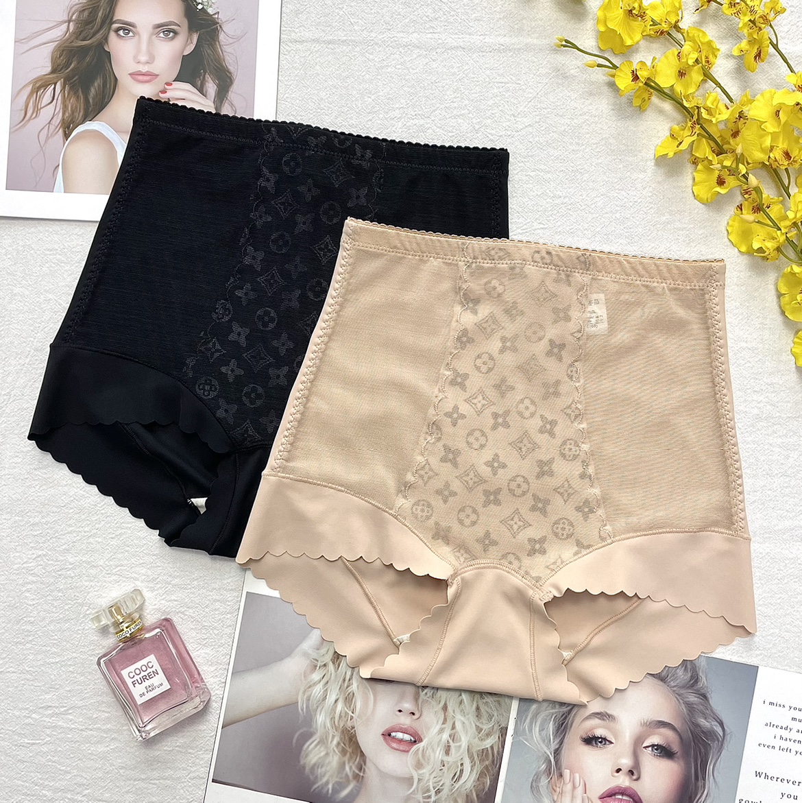 薄款收腹中腰內褲女蠶絲抗菌塑身