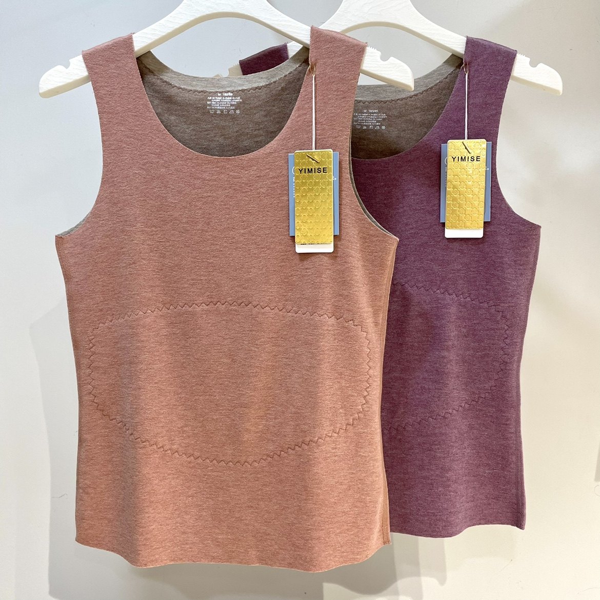 冬季无痕保暖背心女羊毛蚕丝加厚加绒德绒自发热内穿打底吊带上衣