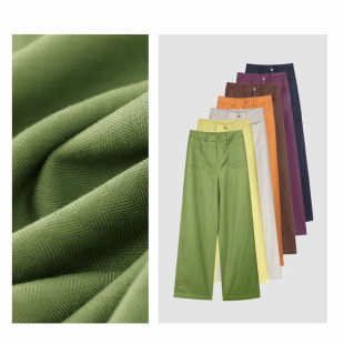 天丝亚麻直筒窄版阔腿裤女2026夏季新款垂感舒适高腰时尚休闲裤子