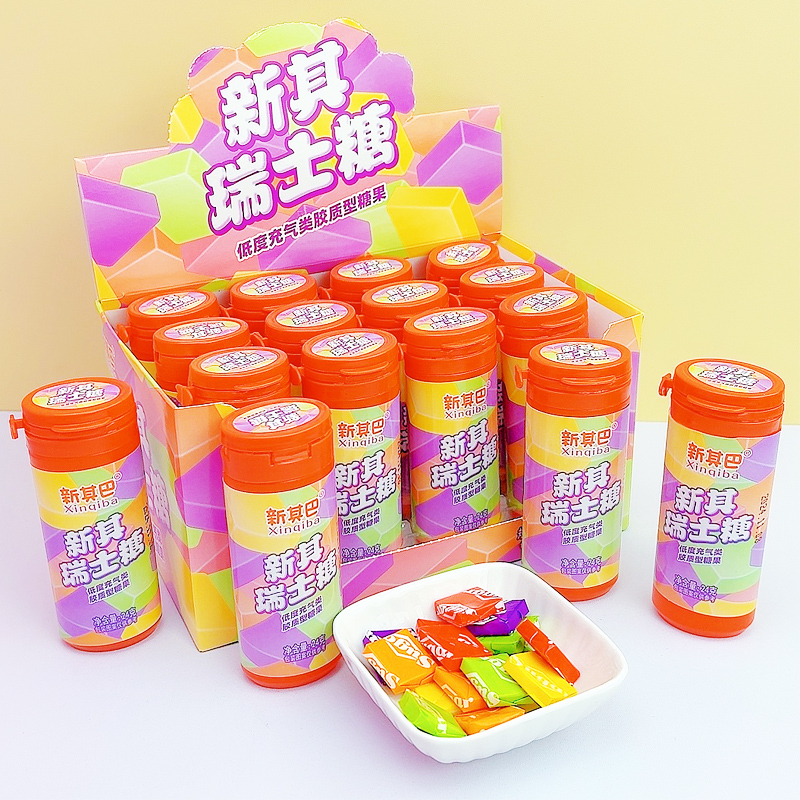 新其巴瑞士糖酸甜果味糖果