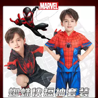 漫威钢铁侠衣服儿童夏装两件套