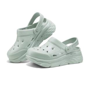 Skechers/斯凯奇星迈MAX洞洞鞋女凉拖鞋泡泡鞋夏季轻盈舒适