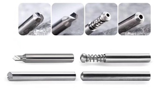 锐正钨钢子母珠铣刀四件套钥匙机配件子母珠钥匙打孔锁匠用品工具