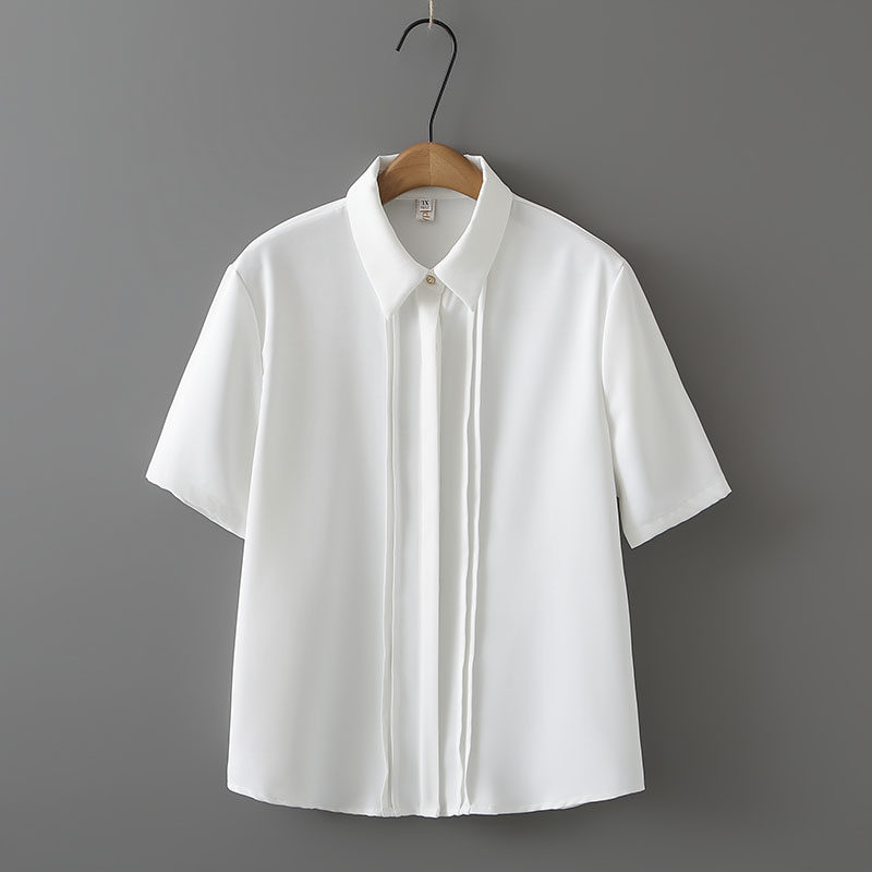 大码女装胖mm宽松显瘦减龄上衣2025夏季新款时尚洋气遮肉短袖衬衫