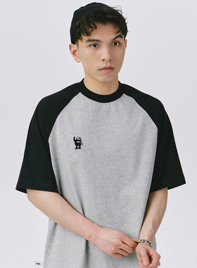 SAMESAME22SS基础百搭拼接T恤男女简约休闲宽松独特短袖情侣夏季