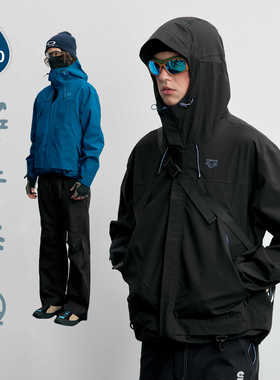 MYSAMESAME24AW透气软糯IONIC抑菌破骨拼接设计感长袖T恤休闲上衣