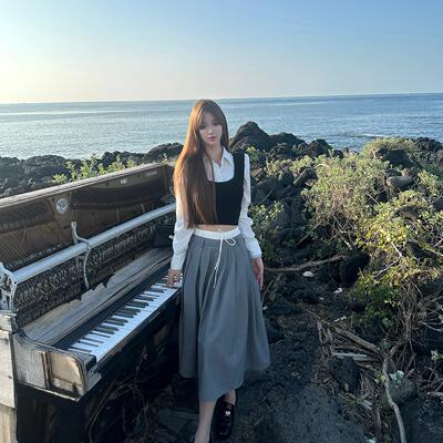 Joeys高智感假两件衬衫