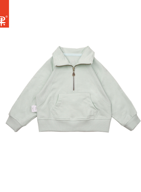 棉果果【商场同款】女童翻领套头卫衣 26NS 26117