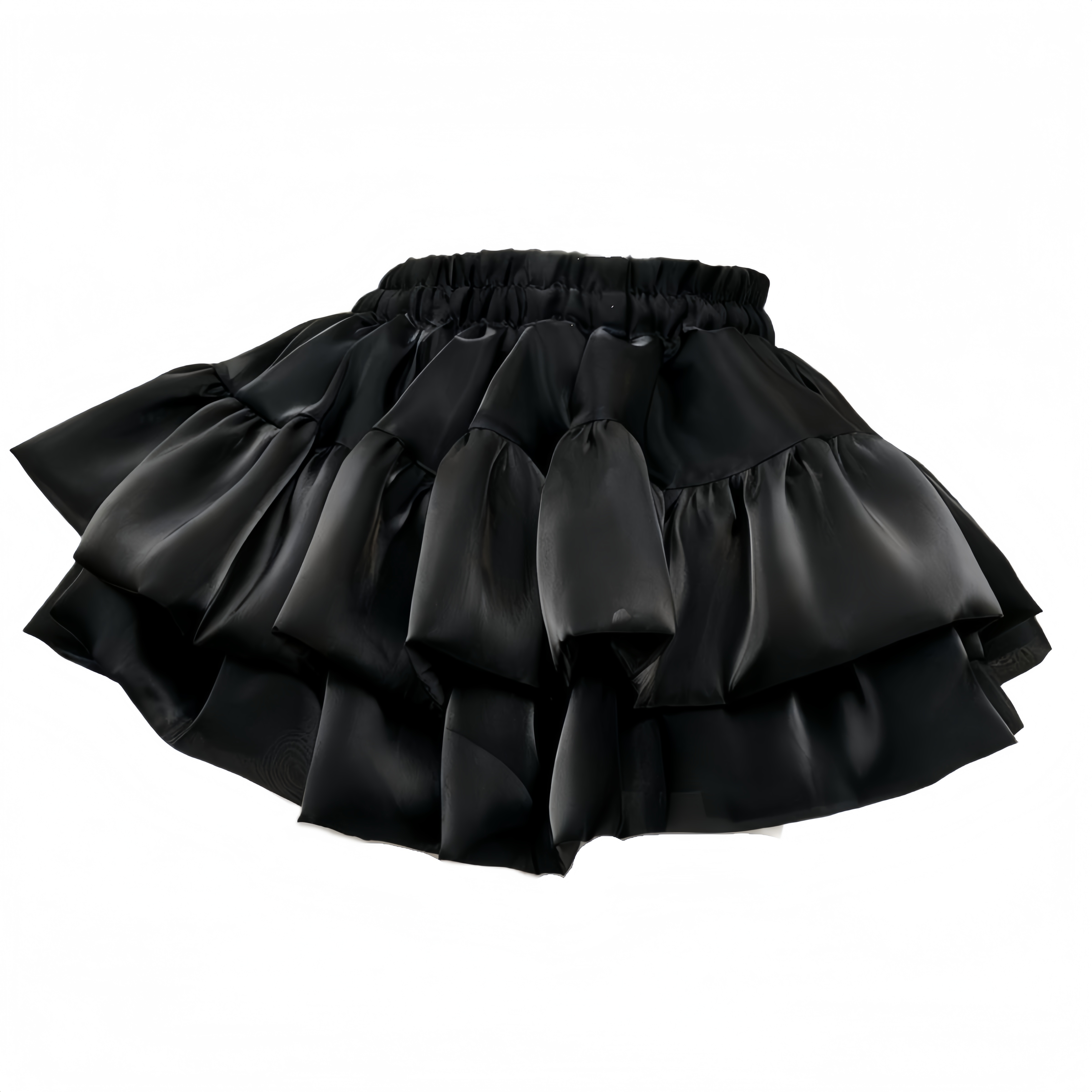 自制花苞半身裙女甜美蓬蓬裙