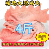 食品级大冠子鸡头生鲜速冻公鸡头鸡头烧烤大鸡头摆摊新鲜