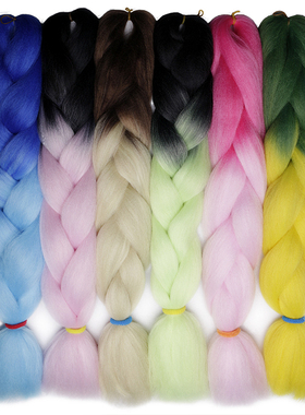 Jumbo Braids Braiding Synthetic Extensions非洲黑人脏辫大辫子