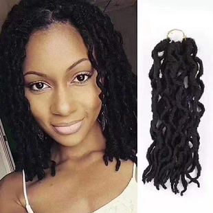 Faux locs Braiding Twist Hair Extension外贸非洲脏辫化纤钩针