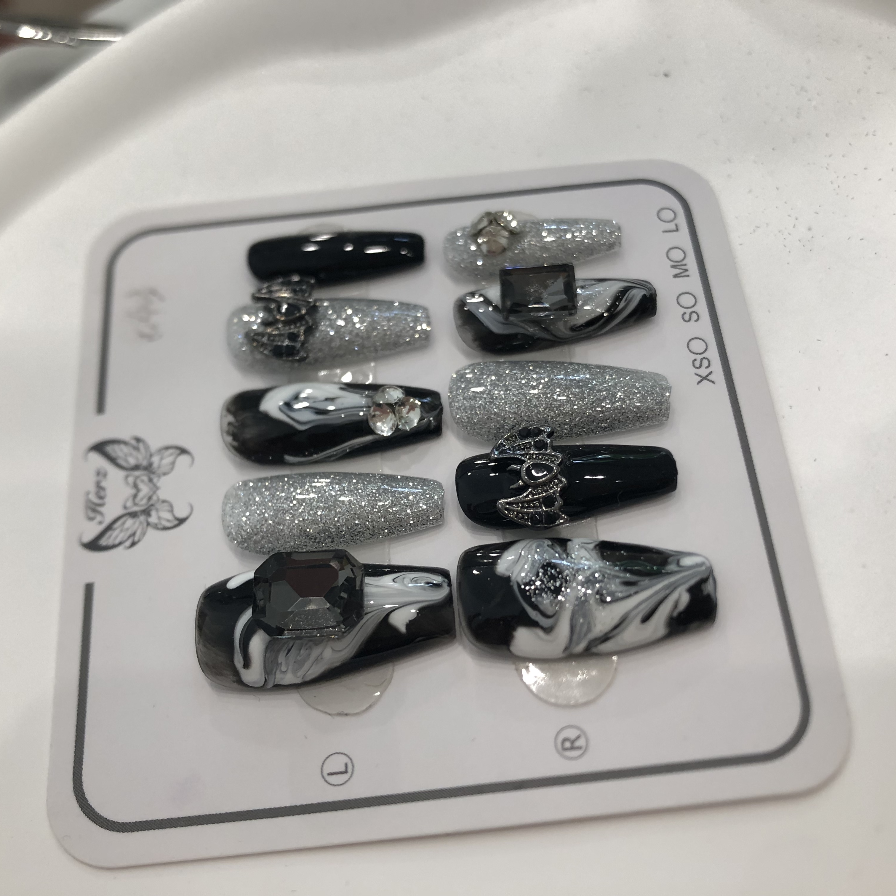 美甲纯手工穿戴甲片秋冬