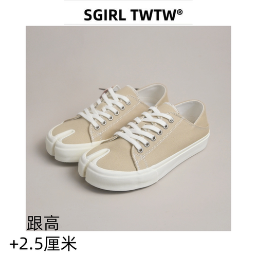 SGIRL日系厚底分趾帆布鞋