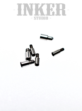 F136植入级钛合金延长杆转换头内螺纹舌钉脐钉耳钉唇钉耳桥配件