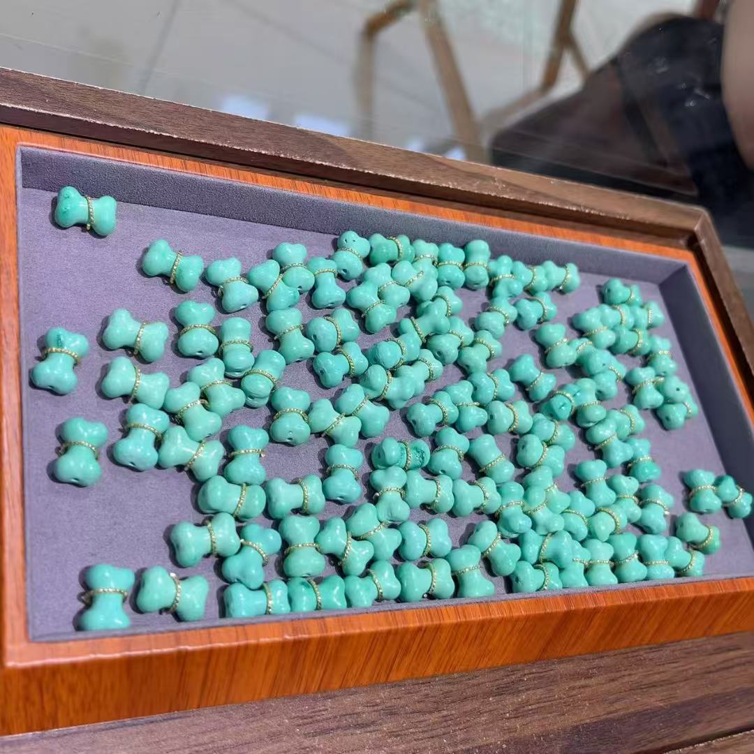 新品菱镁矿小骨头配件手工diy文玩时尚配饰佛珠串珠手链项链