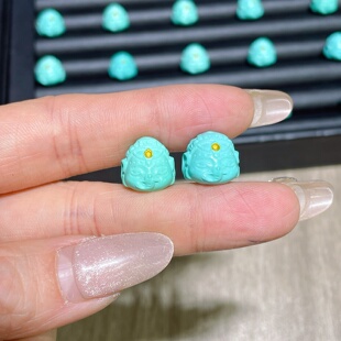 新品菱镁矿象神diy配件手工编织手绳项链时尚配饰品隔珠