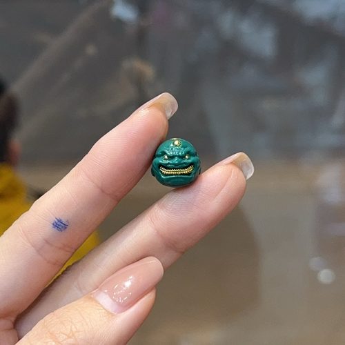 新品科技松精工镶钻恶僧diy顶配珠手工编织手链手串项链文玩佛珠