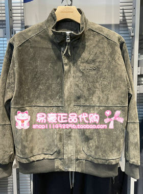 杰克琼斯连帽机车风多口袋猪皮皮衣 226110011 E04 6905571337576