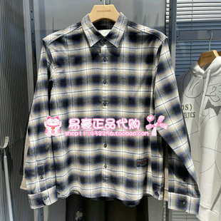 E40 杰克琼斯格纹时尚 225405008 衬衫 6905571296309 百搭尖领长袖