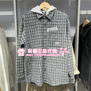 2254O3001 2254O3012 E40 外套 杰克琼斯格纹连帽衬衫