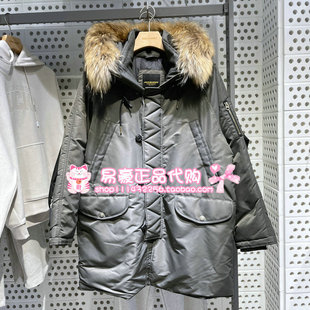 E06 225412059 6905571288243 多口袋保暖羽绒服 杰克琼斯中长款