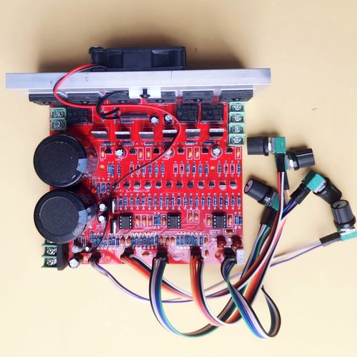 200W大功率2.1音响功放板TTC5200 TTA1943超重低音功率发烧放大器