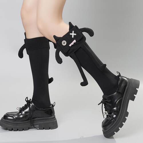 辣妹搞怪设计感哥特飒酷JK潮袜