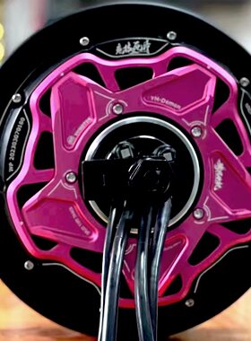 豫玛电机TTS六代小牛九号10/12寸1500W 2000W 3000WP瓦片碟刹电机