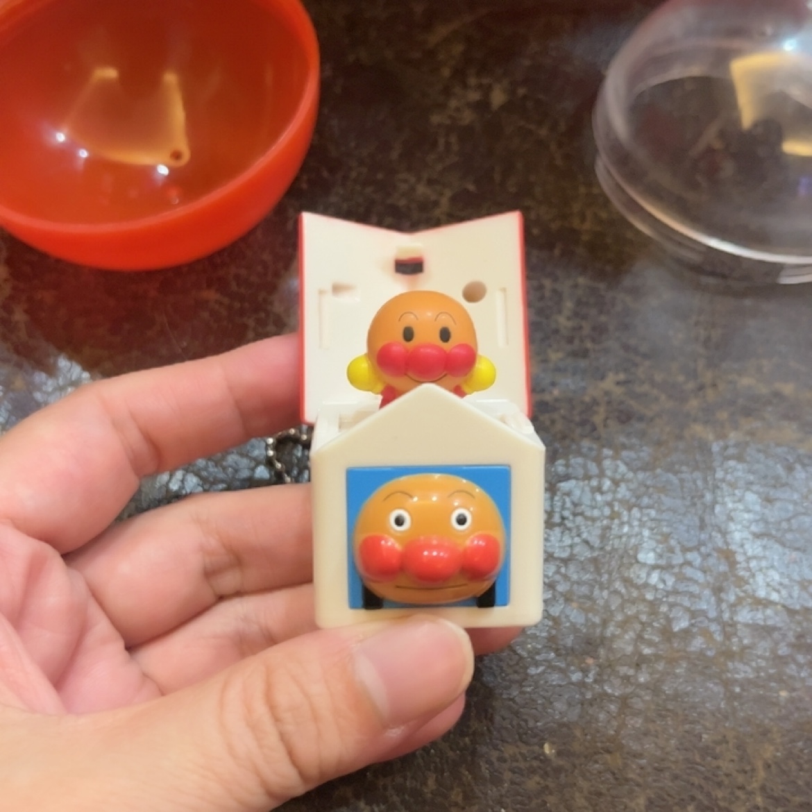 日本万代正品面包超人扭蛋房子造型无纸无袋挂件玩偶钥匙扣绝版