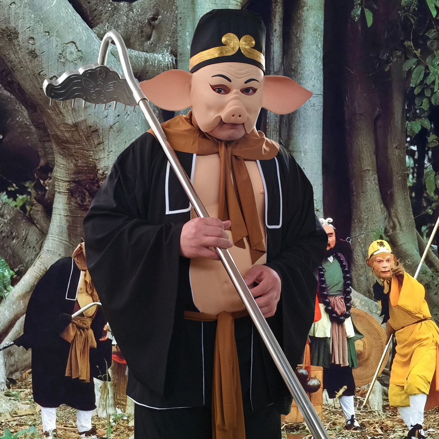 猪八戒演出服装全套成人二师兄婚庆搞笑西游记脚色扮演猪悟能衣服