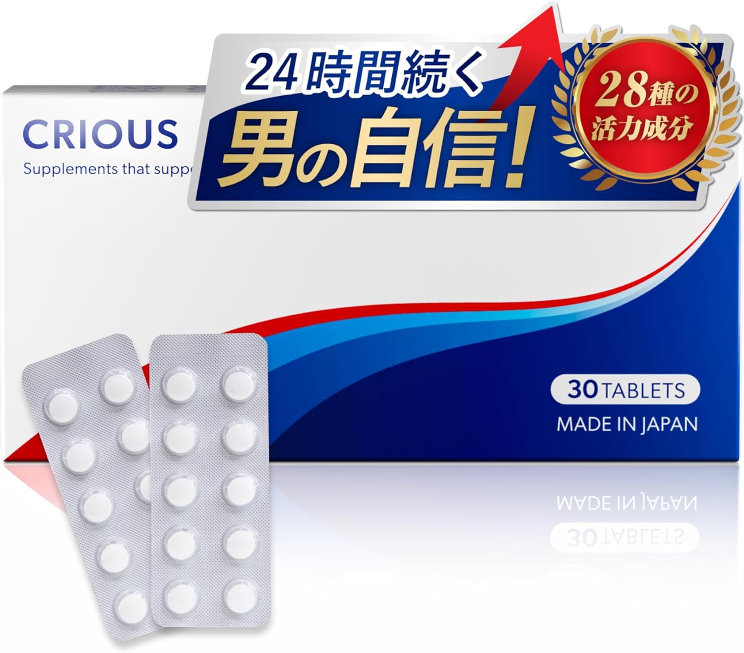 日本代购男根滋养剂28味珍贵配方焕活男性活力补精气神提体力硬度