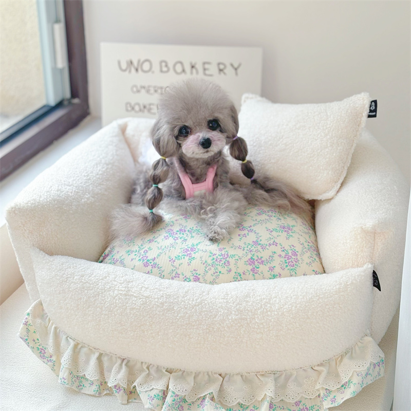 可拆洗深度睡眠狗窝糯米家柔软