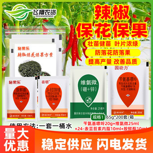 辣椒保花保果24表芸苔素内酯胺鲜酯增色增产健壮苗专用生长调节剂