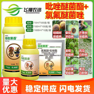 巴斯夫锐收果香40%氯氟醚·吡唑酯白粉病炭疽病早疫叶斑病杀菌剂