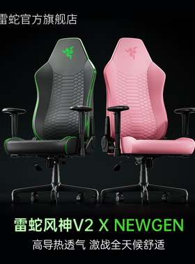 Razer雷蛇风神V2 X NewGen电竞椅人体工程学舒适办公电脑游戏座椅