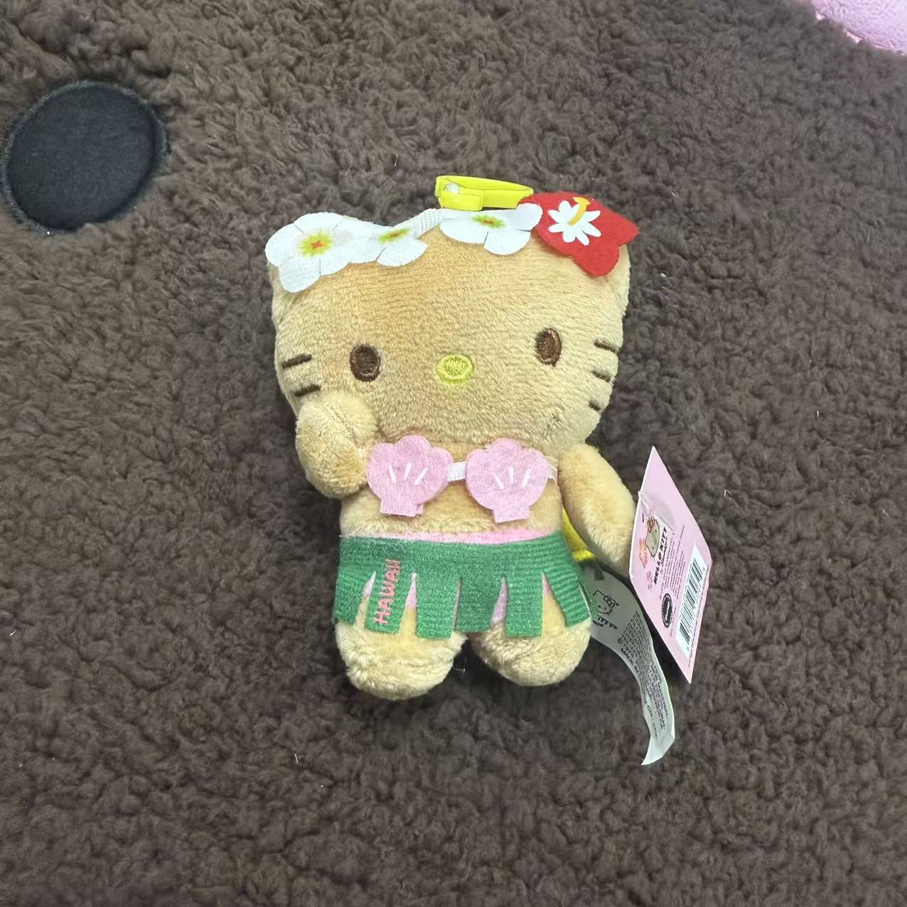 日本黑皮kitty夏威夷挂件